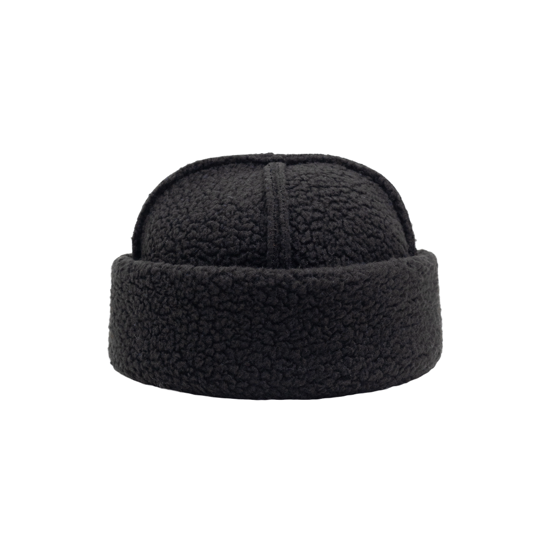 FLEECE TOQUE — BLACK SHERPA